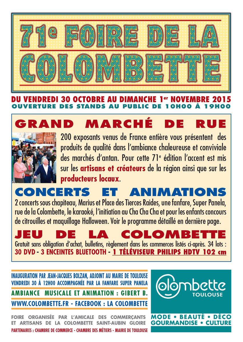 Ce WE c'est la Fête de la Colombette, il fait beau et tu pourras goûter de bonnes confitures on.fb.me/1S7E5AO