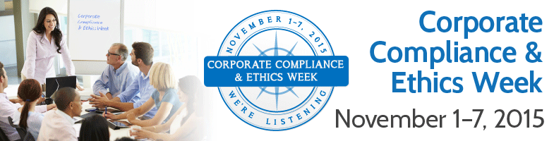 veriphyr's tweet photo. Corporate Compliance &amp; Ethics Week, Nov 1-7, 2015 https://t.co/7m2BWnajTF https://t.co/5Aiys6yRNZ