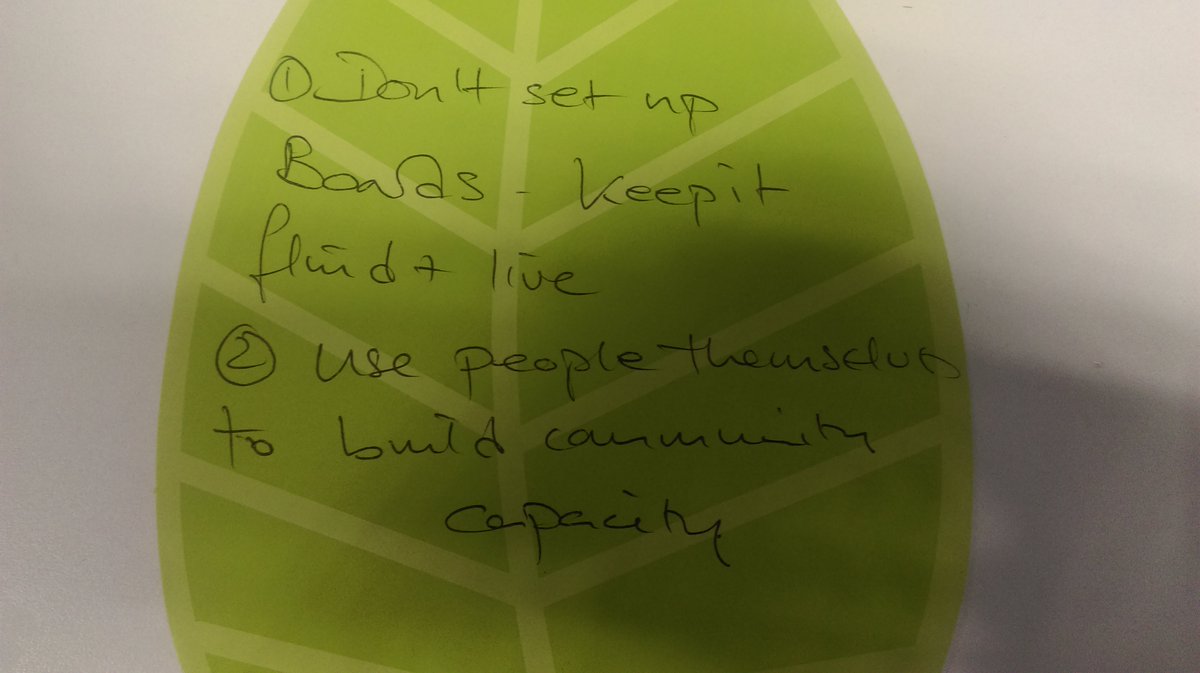 TLAP1's tweet photo. A couple more #coproduction leaves from #NCASC15 https://t.co/HIKyAPse7f