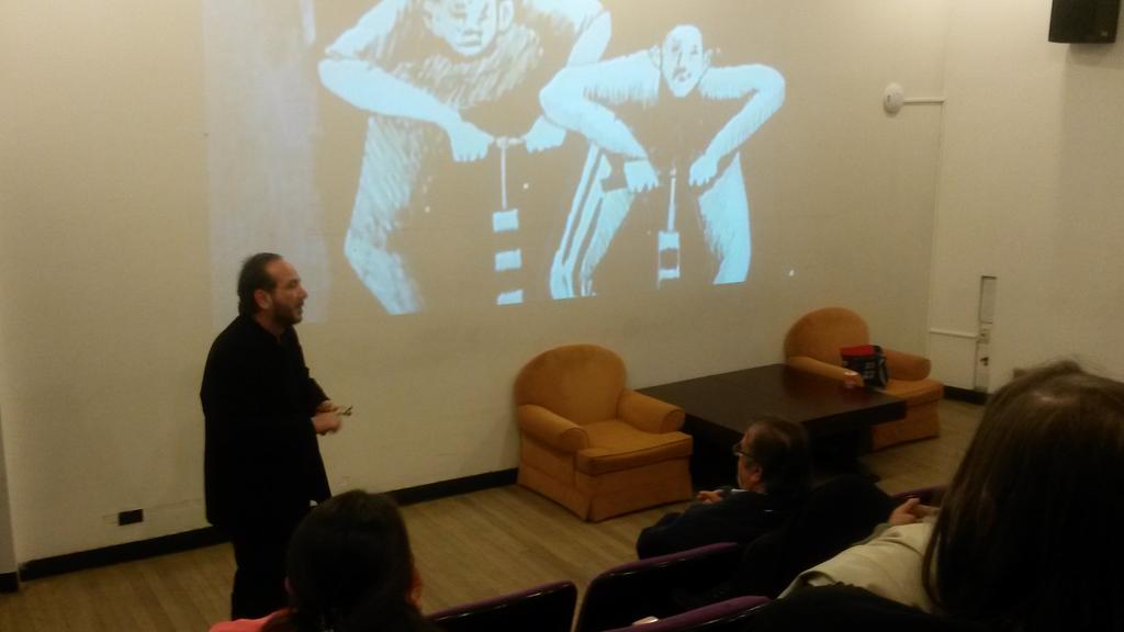 mincultura's tweet photo. En este momento, el artista y director de cine, Carlos Santa en homenaje a Enrique Forero #PatrimonioAudiovisual https://t.co/MxD2HpuNxT