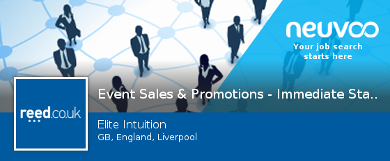 Looking for a #Event #Sales &amp; Promotions - Immediate Start #jobs neuvoo.co.uk/job.php?id=6uq…