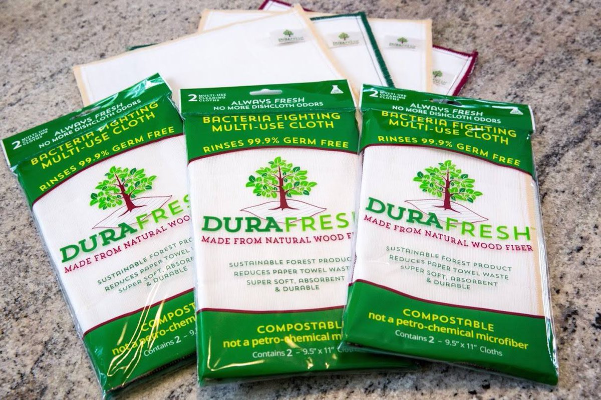 DurafreshCloth's tweet photo. The #Durafresh cloth replaces 20 rolls of paper towels & rinses 99.9% #GermFree: https://t.co/9PJ8kOZxnS https://t.co/Hu9W5S0ztG