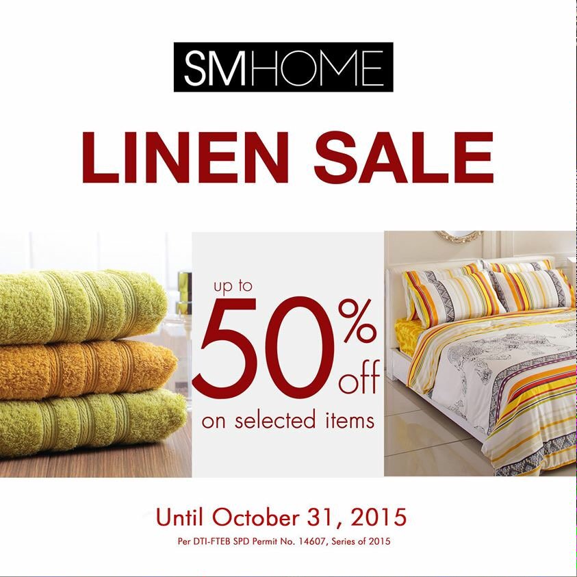 smhomeph's tweet photo. Hurry and visit @SMHome_Ph this week! #smhome #linensale https://t.co/w1MosUxenF