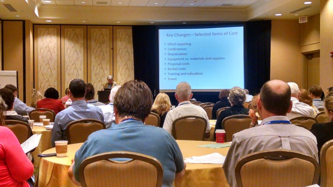RickHunsaker's tweet photo. #NADOATC session on OMB regs: everyone with federal funds should caffeinate and read the OMB guidelines. #NADO https://t.co/Wb0a478vfN