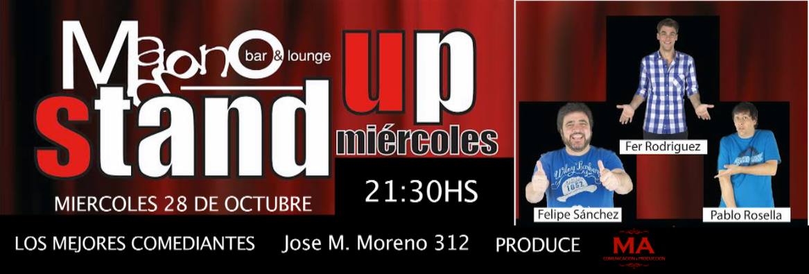 #MAStandup en Espacio Magno
Mañana Fer Rodriguez - Pablo Roccella - Felipe Sanchez  <a href="/RocheAndRoll/">Pablo Roccella 🎈</a> @phillip_zam