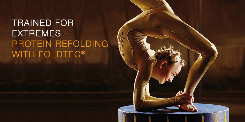 wackerchemie's tweet photo. Discover FOLDTEC® – amazing patented technology for #protein #refolding. #BioEurope #biotech https://t.co/8qCUQ01DNB https://t.co/8uHGNoTPMK