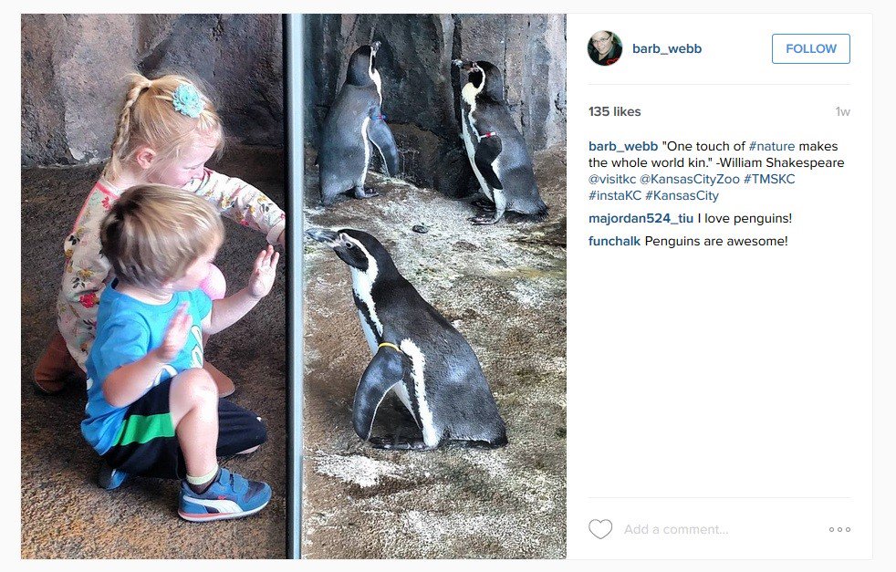 TMSfamtrav's tweet photo. Here's @ruralmoms winning #TMSKC photo contest picture!...@visitkc this pic is adorable! https://t.co/x8Roh2TJh6