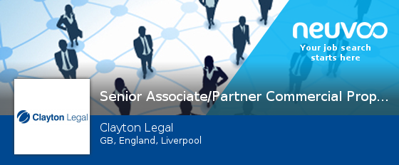Looking for a #Senior #Associate/Partner  Commercial Property  Liverpool #jobs neuvoo.co.uk/job.php?id=08d…