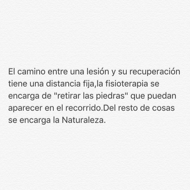 fisiose's tweet photo. Sobre la #Fisioterapia y las lesiones. https://t.co/8JeW9ZKrWO