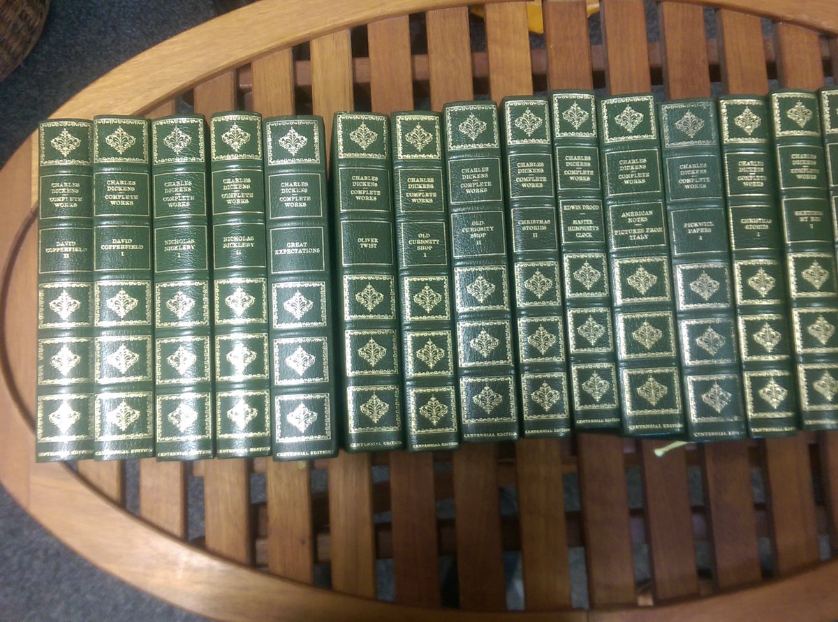 OxfamTemple's tweet photo. In Store now: Complete centennial edition of #CharlesDickens hardbacks. #QualityReads #WithOxfam #charitytuesday https://t.co/TyWklUUPbQ
