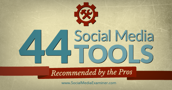 SMExaminer's tweet photo. 44 #SocialMediaTools Recommended by the Pros https://t.co/srajE5AkvZ feat. @linkedinexpert @loumongello @colligan https://t.co/tTXK1pZXHW