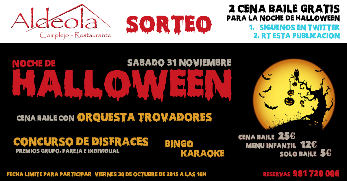 ¿Quien quiere dos pases gratis para la cena-baile de este sábado? ¡Solo síguenos y RT esta publicación! ¡Suerte!