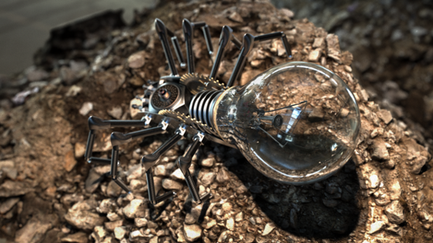 KeyShot3D's tweet image. Update! Magnus Skogsfjord's Steampunk Spider modeled in NX and rendered in KeyShot. Hi-res: keyshot.com/forum/index.ph…