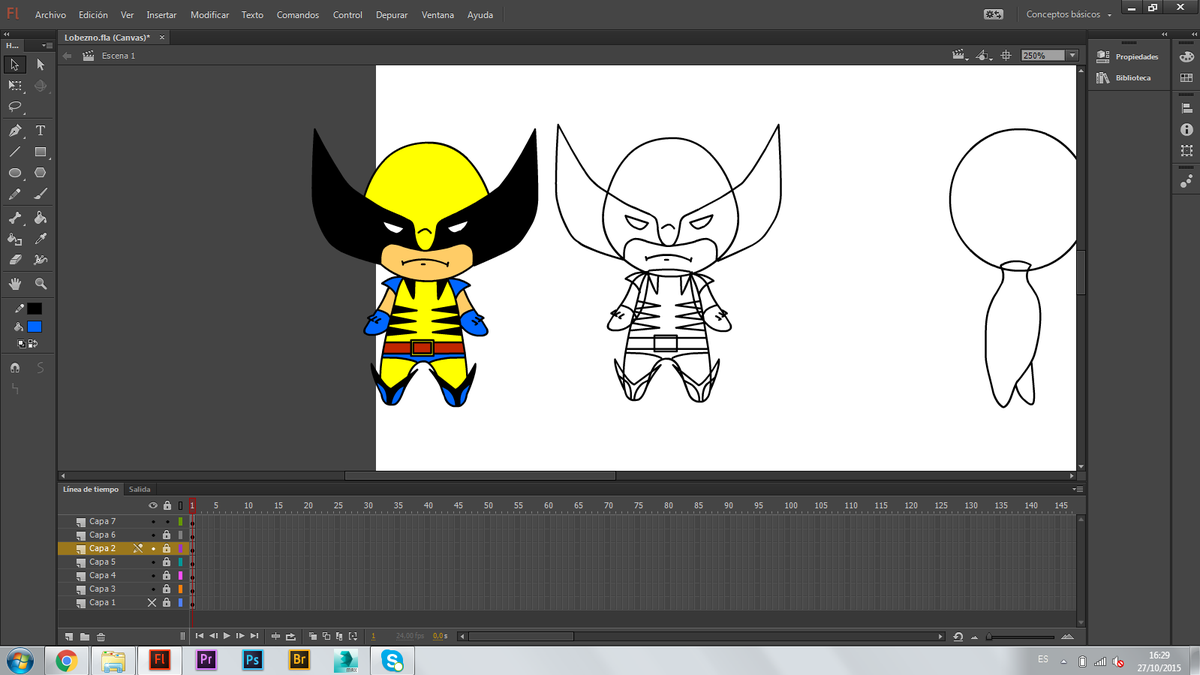 Soulern's tweet photo. wolverine Chibi by: Me https://t.co/OhPk1nK4bv