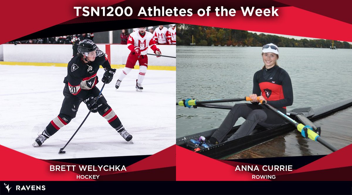 Congrats to our <a href="/TSN1200/">TSN 1200 Ottawa</a> Athletes of the Week! MHKY's <a href="/bwelych/">Brett Welychka</a> &amp; <a href="/RavensRowing/">Ravens Rowing</a>'s Anna Currie ow.ly/TU8i2
