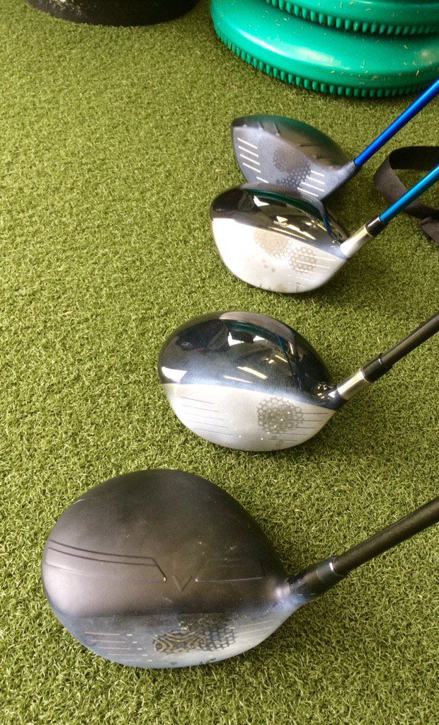 AndrewRiceGolf's tweet image. For a driver fitting I always spray the face. This golfer gained more from strike than he did from a new driver.