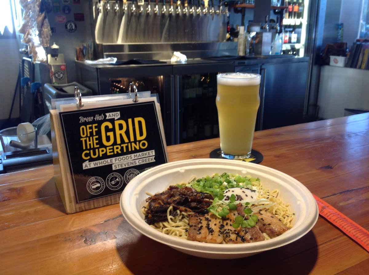 Looking forward to dinner tonight @ Cupertino Whole Foods with <a href="/otgsf/">Off the Grid</a>, 5-9pm! Foie gras ramen, poutine, confit tacos