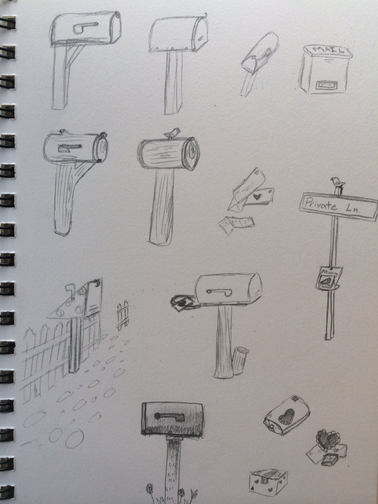 AddyAddyO's tweet photo. Having fun with mailboxes and parcels :D #Childrensbooks #illustration #art #Seattle #drawing #iinnkone #testsheets https://t.co/ALkGQXor7L