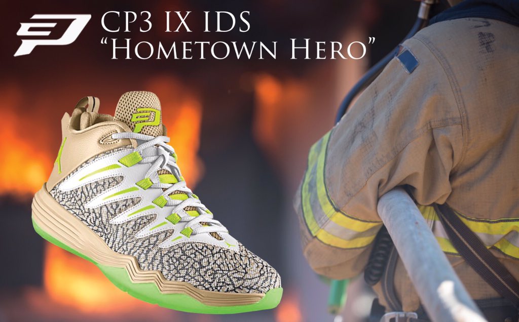 A_robb86's tweet photo. @CP3 @NIKEiD #CP3ID #HometownHero Inspiration from the Winston-Salem, NC firefighter’s uniform https://t.co/p4CRRjIV5A