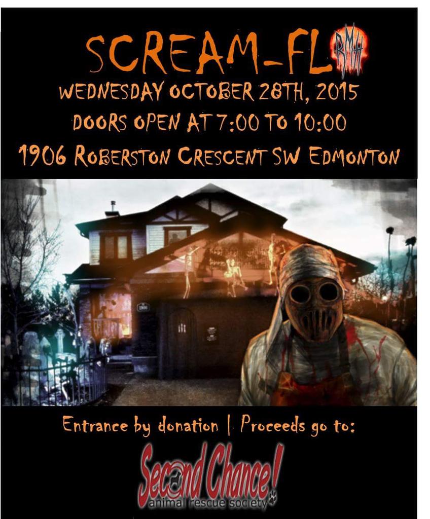 RigorProduction's tweet photo. The Annual Rutherford Manor Haunt October 28 in support of SCARS. https://t.co/wpDwcKrpTE https://t.co/xcMRCW1AIh” #yeg #Halloween #charity