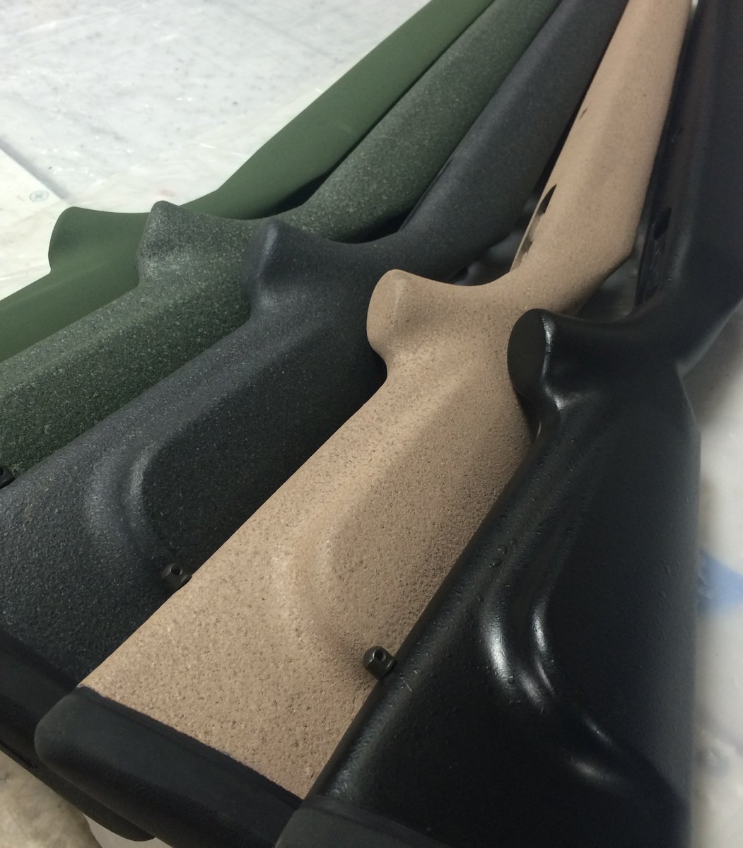 #carbonfiber rifle stocks can come in many colors