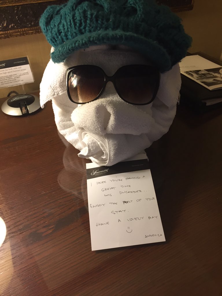 Miss_Katlin's tweet photo. Thank you @FairmontBanff for another great stay. You have wonderfully artistic staff and I sooo appreciate that! https://t.co/Jw9rNiYGH4