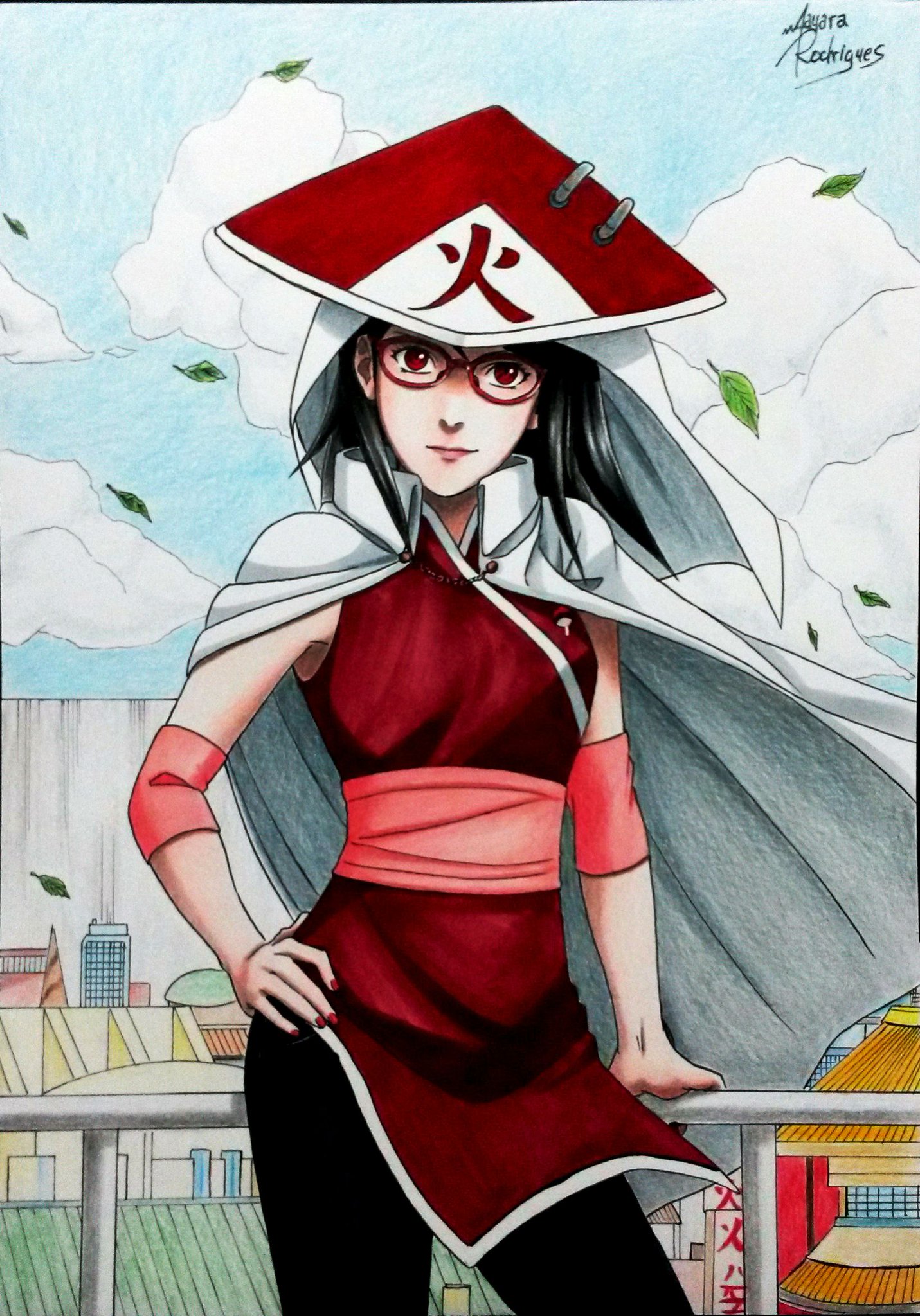 Hokage Sarada by saradauchihalove on DeviantArt