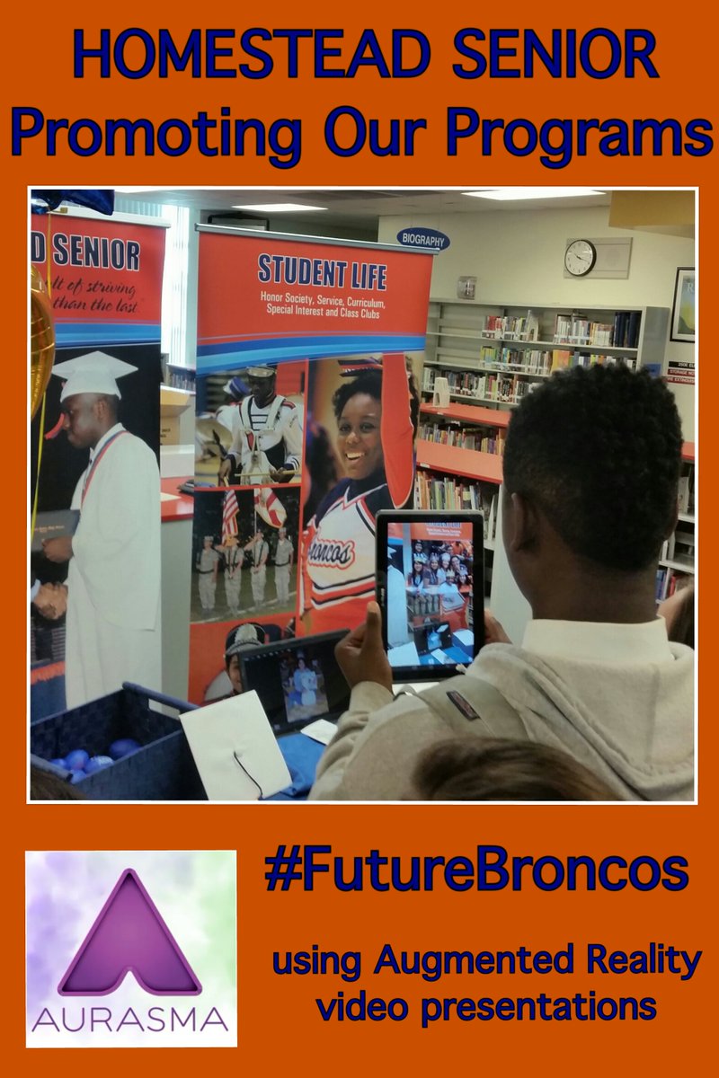 HomesteadSHS's tweet image. Magnet Presentation at South Dade Middle #FutureBroncos #TabletTechnology @MiamiSup @MDCPSSouth @aurasma