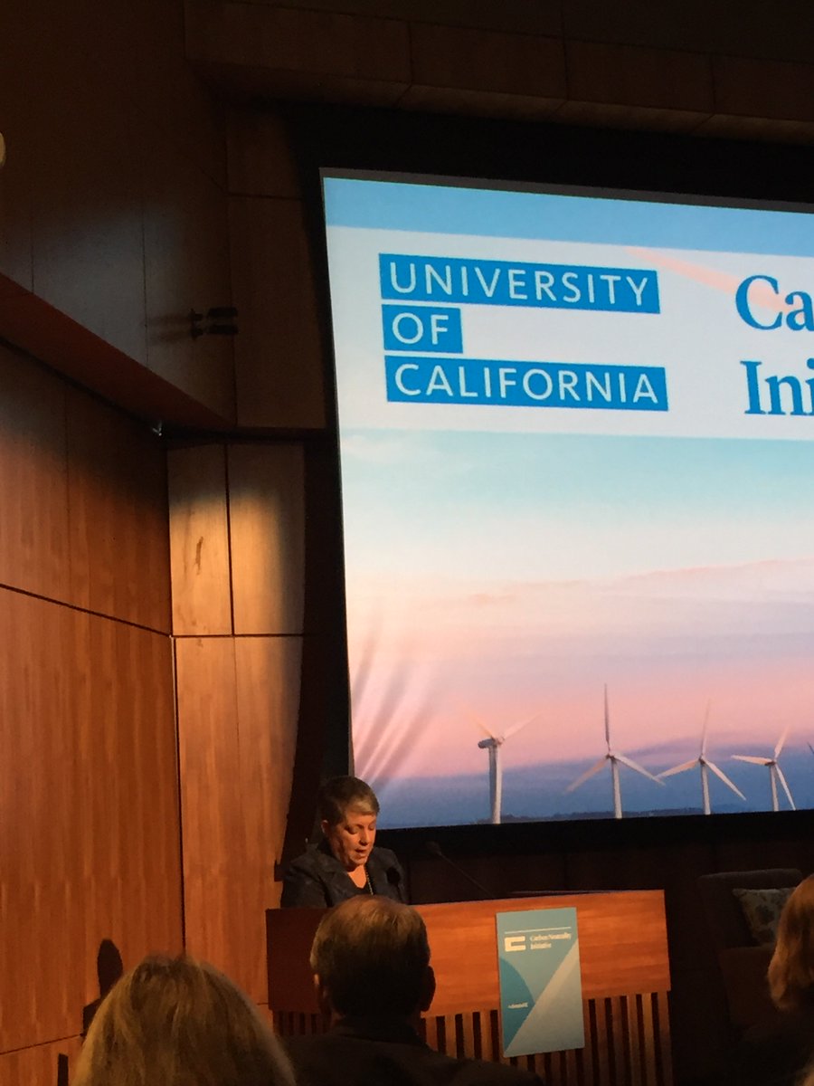 dan_kammen's tweet photo. #UC President #Napolitano speaks on climate goals. My recommendation to #UCclimate is to adopt #carbonpricing https://t.co/0obFp6jPib