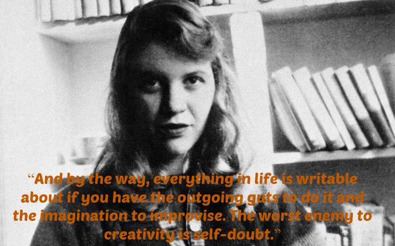 Happy birthday, Sylvia Plath! 