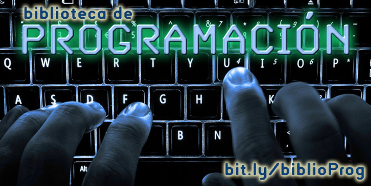 Analnfo's tweet photo. Biblioteca de Programación https://t.co/Rs2NusQ5F4 #programacion #informatica #geek https://t.co/ERAGWSOsud