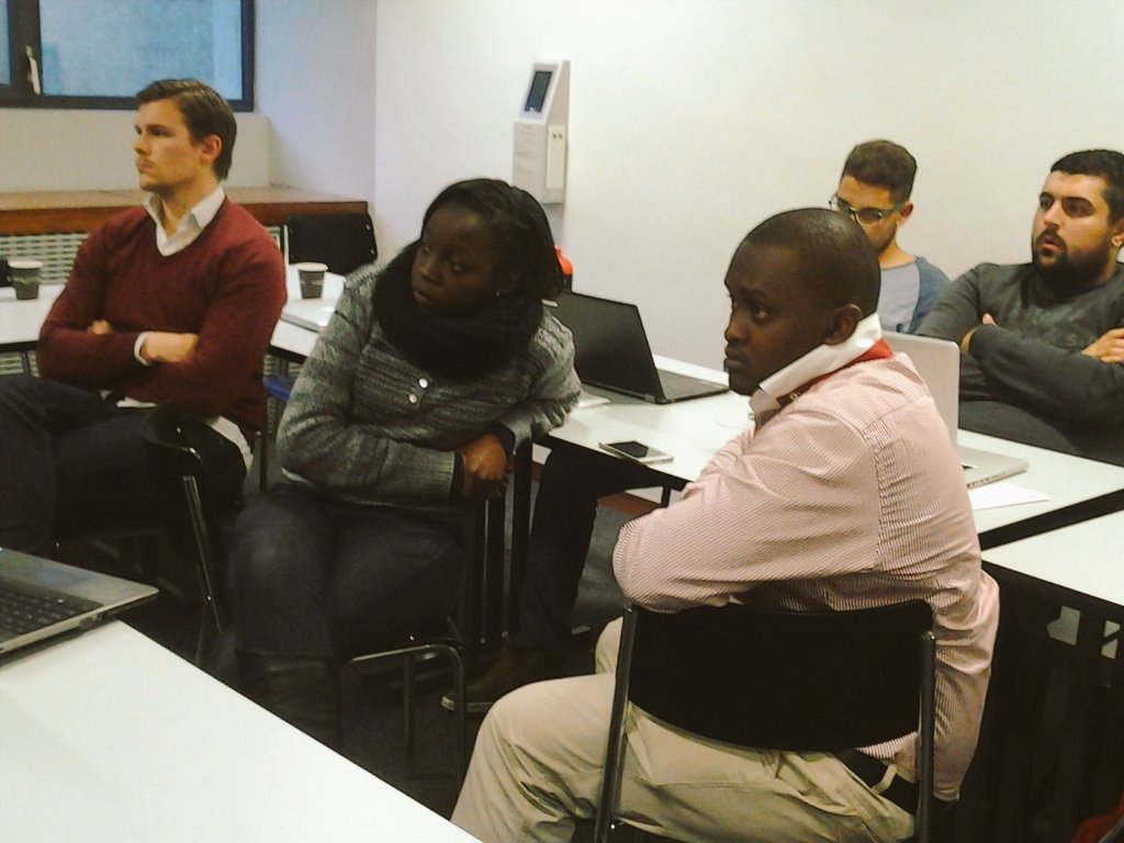 StrathU's tweet photo. Students have been working on case studies to better understand Africa's business environment #smcacademictrip https://t.co/YzvcAJwyTU