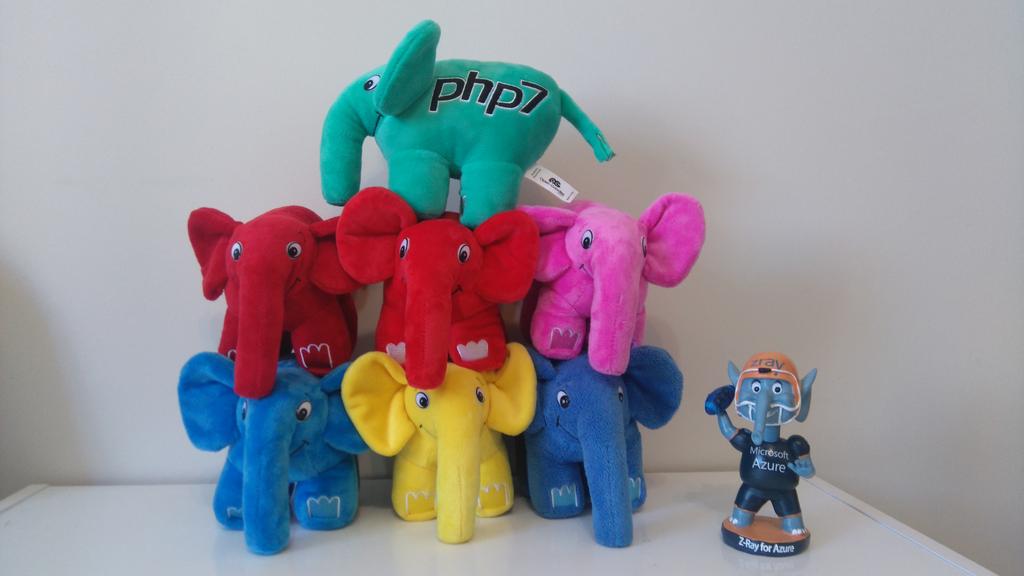 CyrilleGrandval's tweet image. Thanks @adamculp for the #php7 ElePHPant :-) He joined his new friends in Brazil #zendcon