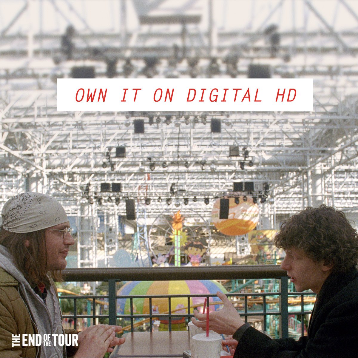 EndOfTourMovie's tweet photo. How do you keep up with the greatest mind of your generation? Watch #EndOfTheTour today: https://t.co/V5qOfvoO13 https://t.co/cyRQJf2779
