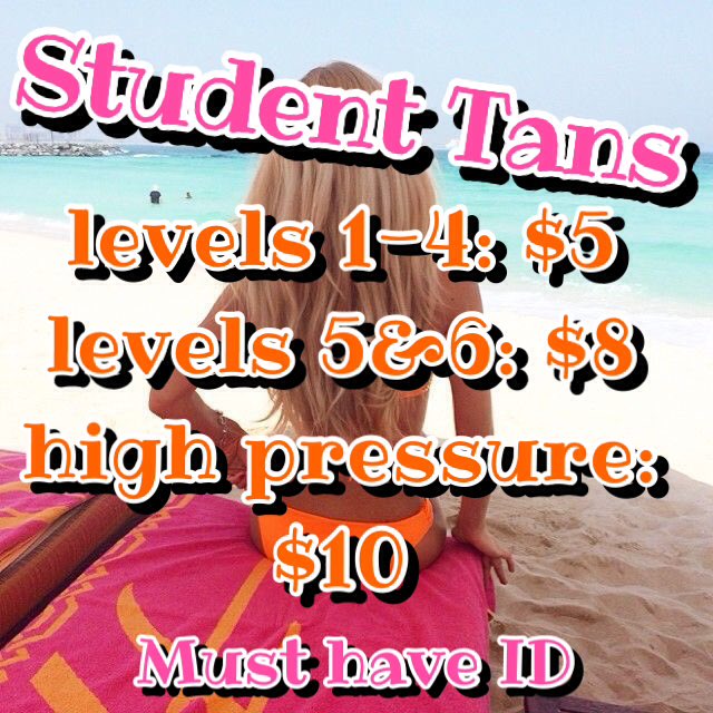 TropicalTanKeno's tweet image. Purchase more than 1 #StudentTan &amp;amp; receive 50% off all lotions &amp;amp; products! 🙋🏾🔆💗