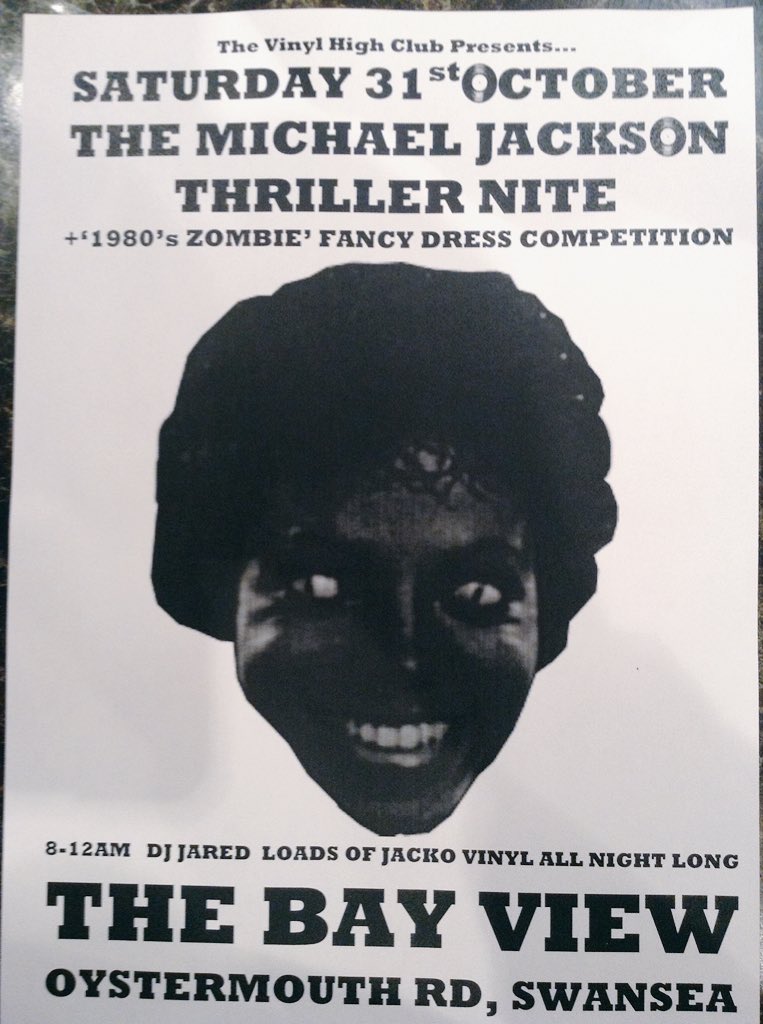 vinylhighcub's tweet photo. #Thriller#Jackson#Swansea#Zombie#Bayview https://t.co/bT2ulkqjFD