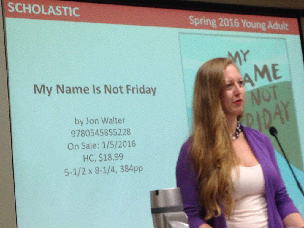 christhebookie's tweet photo. Heartbreaking but hopeful. My Name is Not Friday. Coming soon @emheddle @Scholastic #LIBookBuzz https://t.co/lQpcFQlRuf