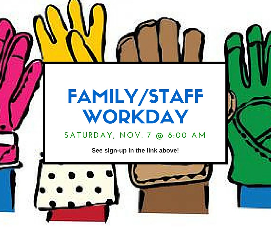 Join us! RSVP here:  tinyurl.com/familyworkday