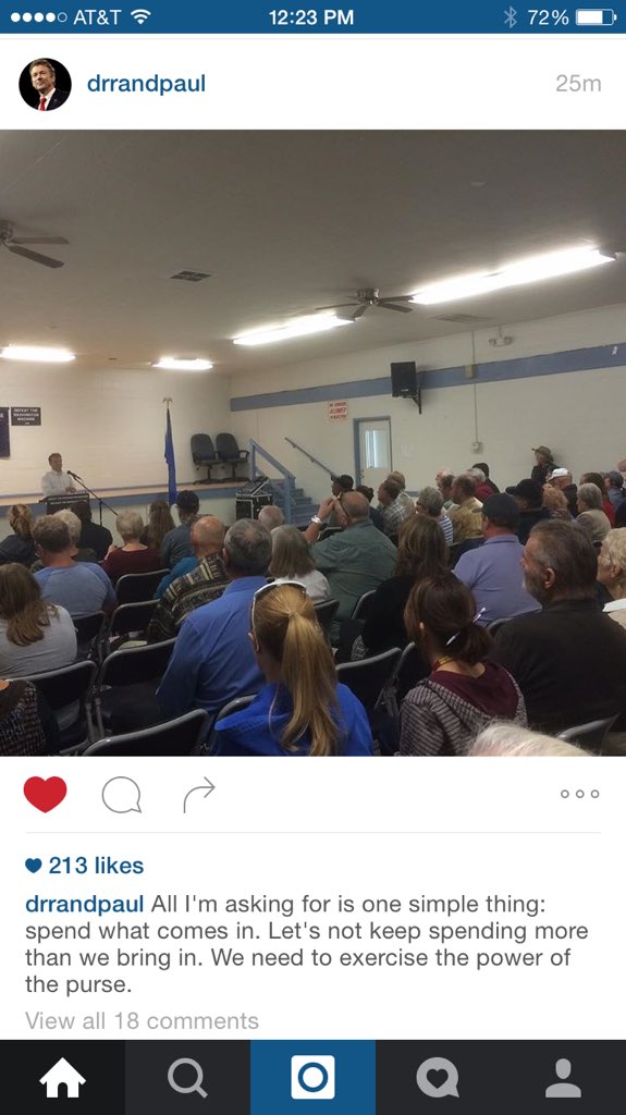 sloconnor1's tweet photo. @RandPaul for #President! https://t.co/ZGgdjLvrlm