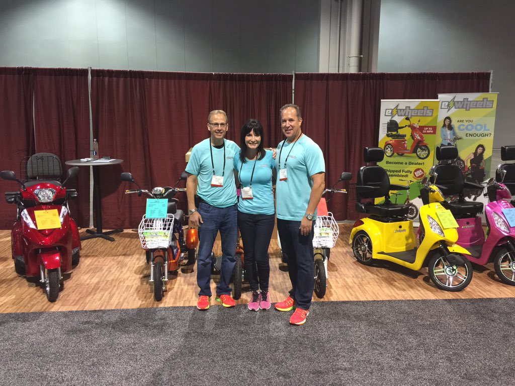 EWheelsAndi's tweet photo. Let the fun begin! @MedtradeConnect #Medtrade15 https://t.co/sDqp1mA3w7