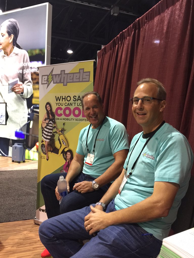 EWheelsAndi's tweet photo. Let the fun begin! @MedtradeConnect #Medtrade15 https://t.co/sDqp1mA3w7