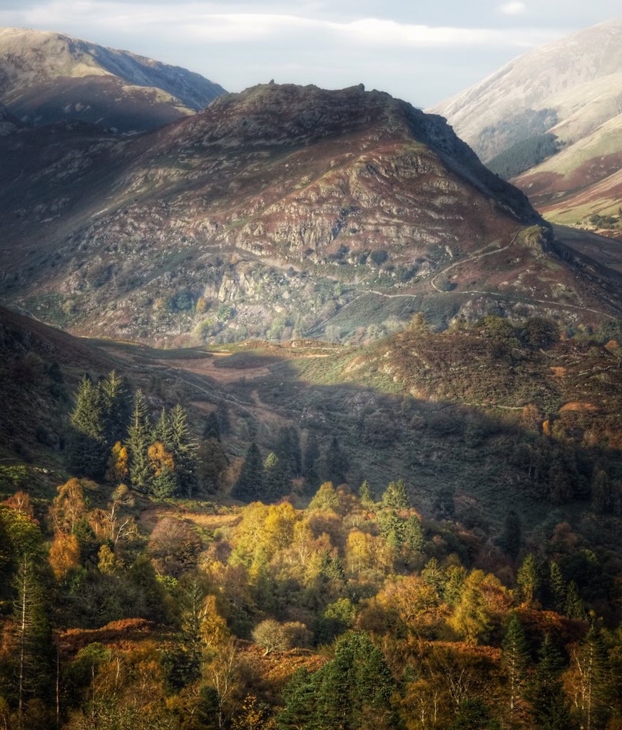 #HelmCrag topped by the Lion and Lamb rock #Grasmere #lakedistrict