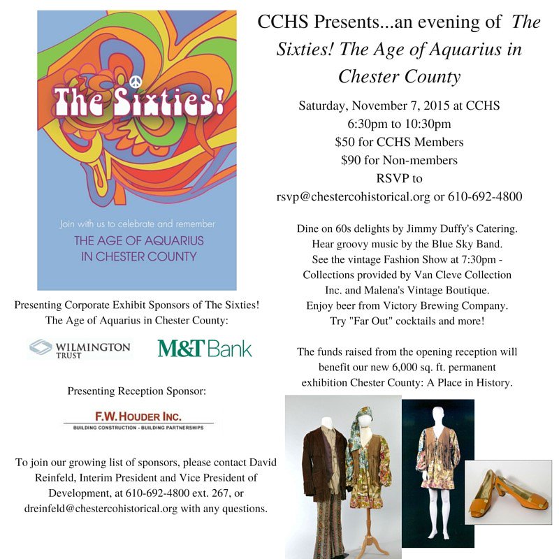 CCHS_Events's tweet image. Here's everything you need to know for November 7th's Exhibit Opening Reception! RSVP to reserve your seat today!
