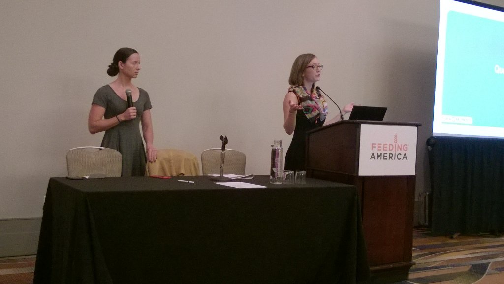 MarkBiewald's tweet photo. Kelcey Ellis and Nicky Riordan speaking about agency capacity self assessment at #ACPN2015 https://t.co/khM6kZEGix