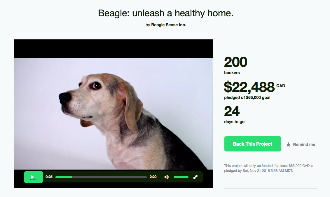beaglesense's tweet photo. Wow! 200 backers. Thank you! Spread the word &amp; help us reach 50% funded by the end of the week. #IoT #tech #health https://t.co/l6roRDmkAv