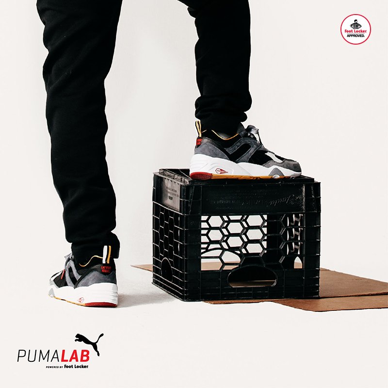 footlocker's tweet photo. The @PUMA x @FrankTheButcher Collab EWYK R698 drops at our #PumaLab stores this Friday. https://t.co/4QEMlSTGRJ