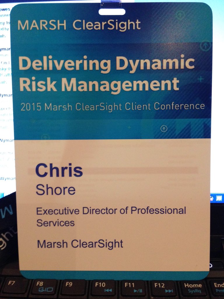EMEA_CLEARSIGHT's tweet photo. Four days of dynamic risk management with clients, Industry experts and special guest speakers #ClearSight2015 https://t.co/ZnY6ii1Cvf