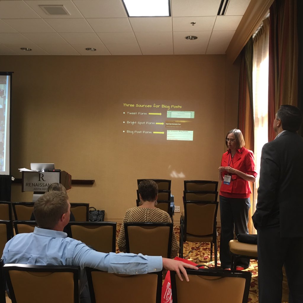 DeannaMcKinley's tweet photo. Sharing the hard work we are passionate about at ASCD. @jaynegermany #annual15 #tweet2transform #lisdthrive https://t.co/u9wkaKhXxi