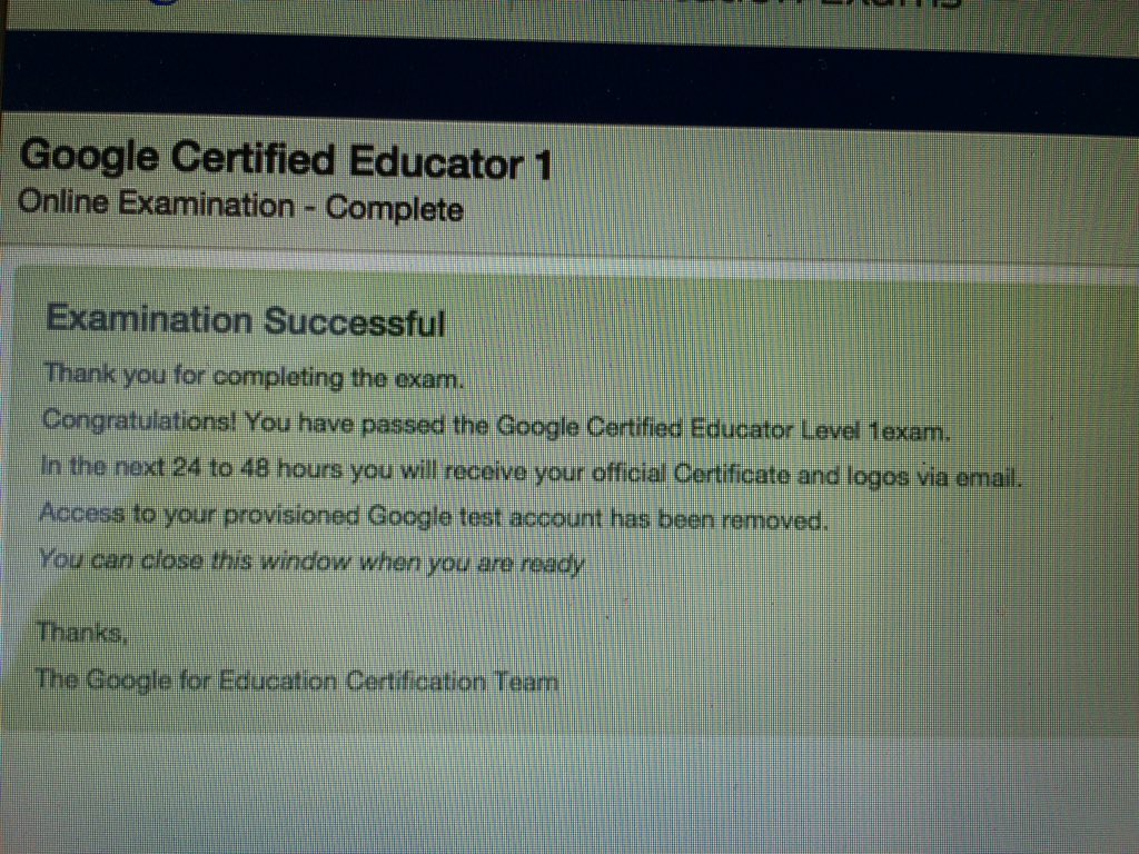 calebhudgens's tweet photo. #googleofficial Love that #Google has made the test #pbl style! A fun change! #haysengage #hayscisd https://t.co/f1KLgb9tlu