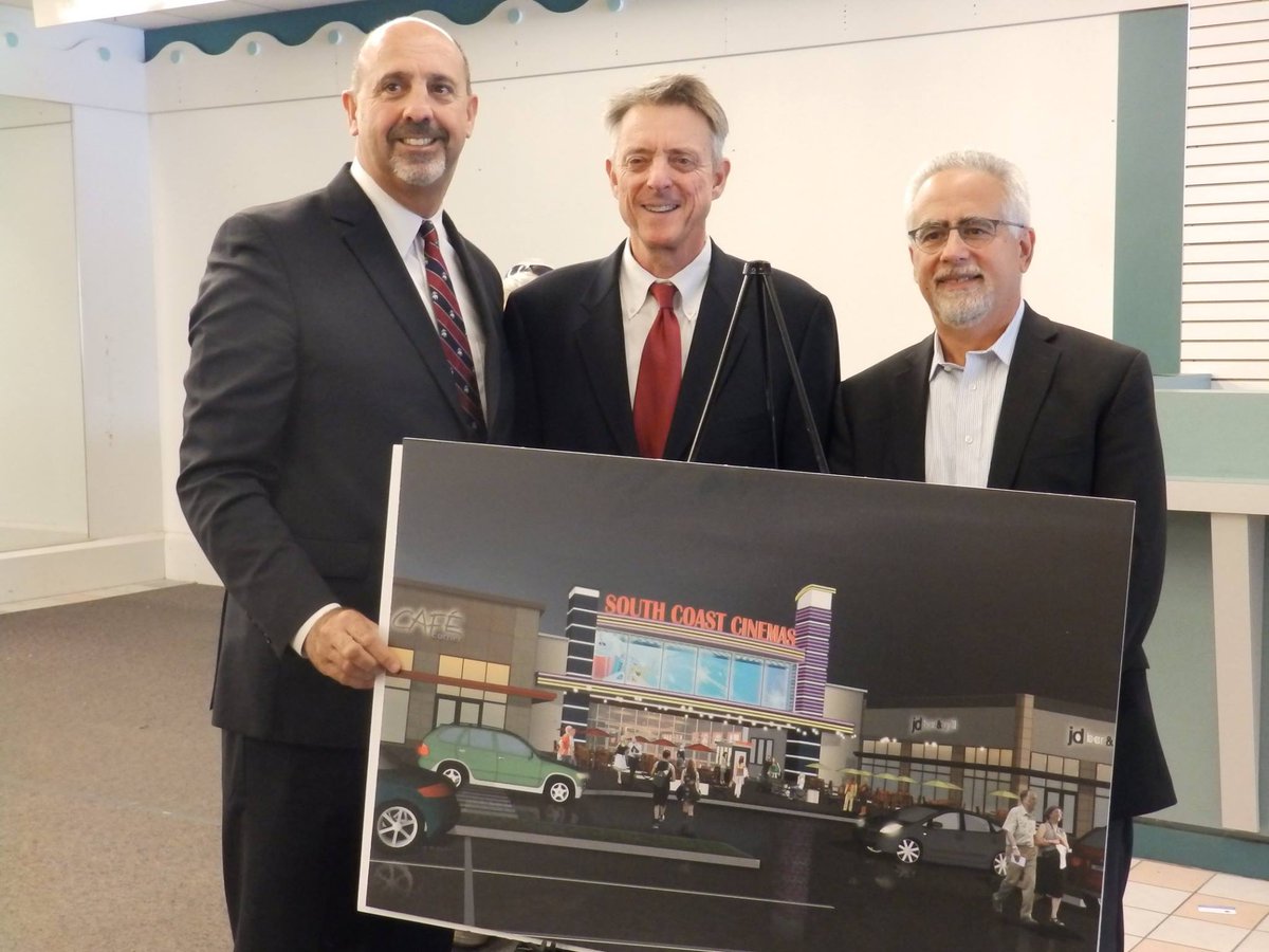 The shopping center, 'South Coast Plaza', will bring 1,100 new permanent jobs to #FallRiver, 700 construction jobs
